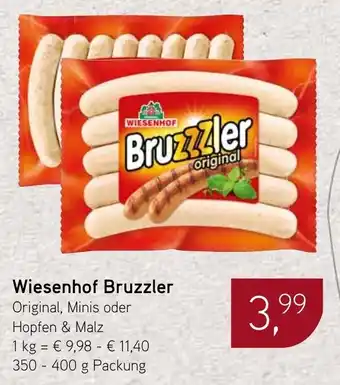 Dornseifer Wiesenhof Bruzzler 350-400 g Packung Angebot