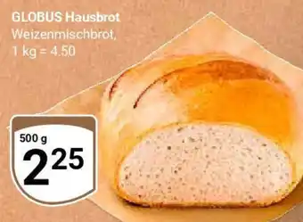 Globus GLOBUS Hausbrot 500 g Angebot