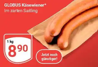 Globus GLOBUS Käsewiener 1 kg Angebot