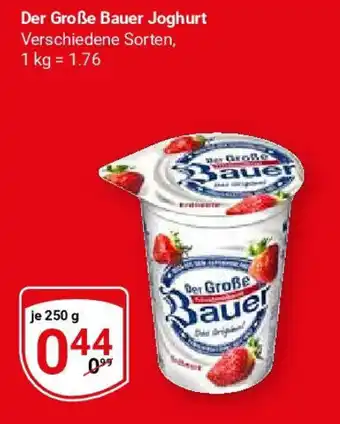 Globus Der Große Bauer Joghurt 250 g Angebot