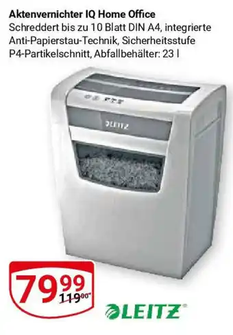 Globus LEITZ Aktenvernichter IQ Home Office Angebot