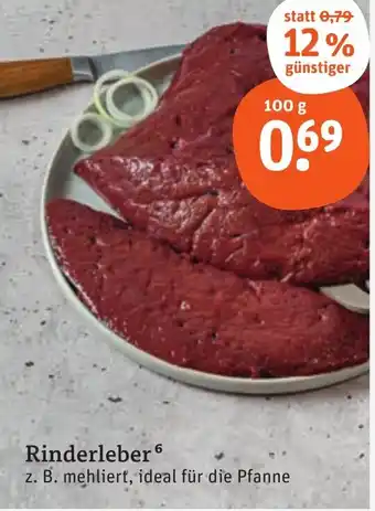 tegut Rinderleber 100 g Angebot