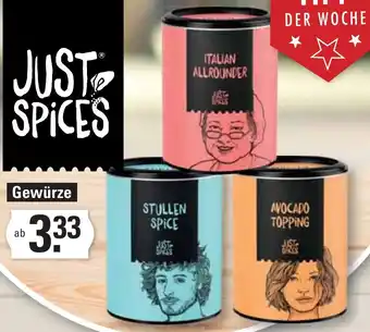 Meyer's Frischemarkt JUST SPICES Gewürze Angebot