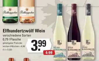 Meyer's Frischemarkt Elfhundertzwölf Wein 0,75L Flasche Angebot