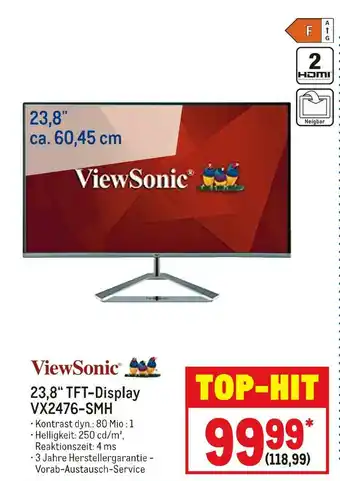 METRO Viewsonic 23,8“ tft-display Angebot