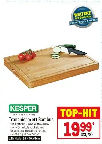 METRO Kesper tranchierbrett bambus Angebot