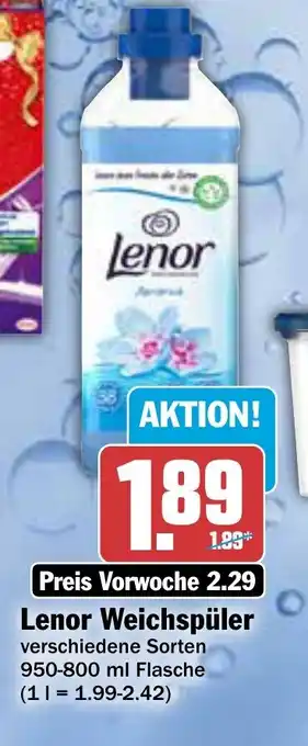 AEZ Lenor Weichspüler 950-800 ml Flasche Angebot