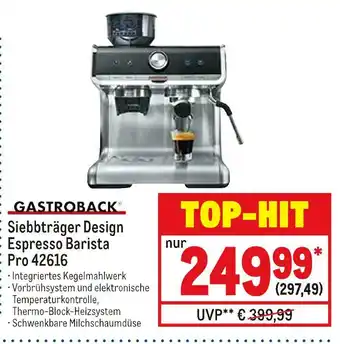 METRO Gastroback siebbträger design espresso barista pro 42616 Angebot