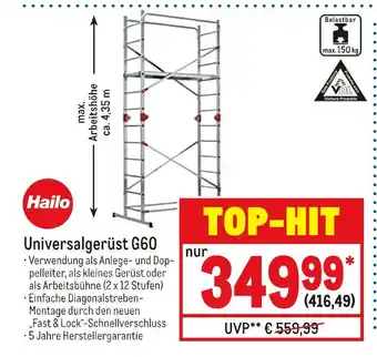 METRO Hailo universalgerüst g60 Angebot