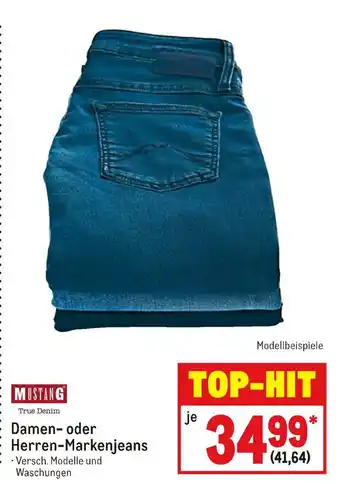 METRO Mustang damen- oder herren-markenjeans Angebot