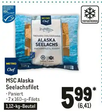 METRO Metro chef msc alaska seelachsfilet Angebot