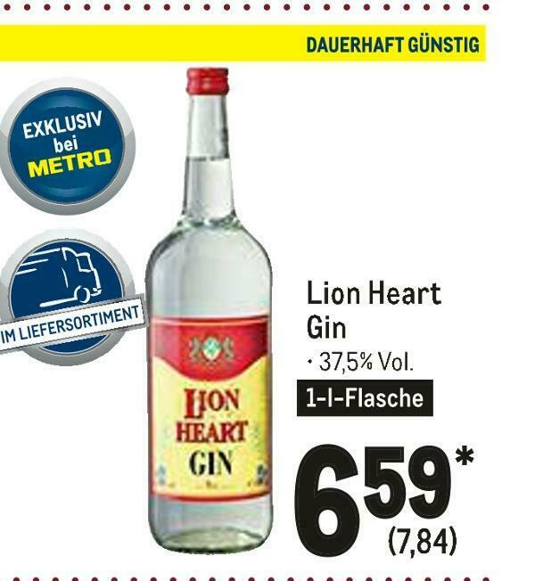 Lion heart gin Angebot bei METRO