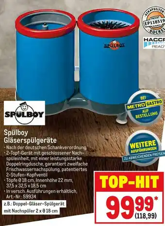 METRO Spülboy gläserspülgeräte Angebot