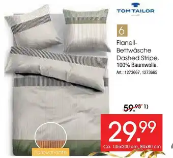 Zurbrüggen Tom tailor flanell-bettwäsche Angebot