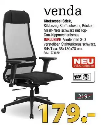 Zurbrüggen Venda chefsessel stick Angebot