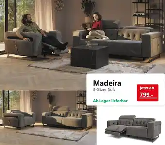 Seats and Sofas Madeira 3-Sitzer Sofa Angebot