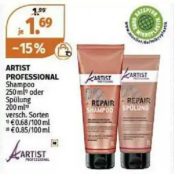 Müller Artist Professional Angebot