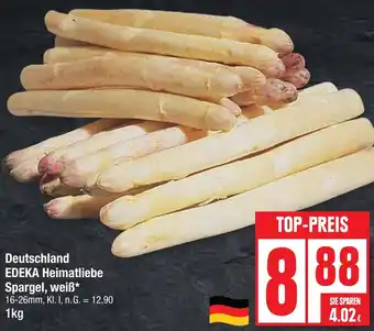 Edeka Deutschland EDEKA Heimatliebe Spargel, weiß 1kg Angebot