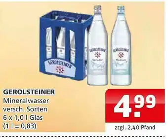 Getränkehaus Gerolsteiner Mineralwasser Angebot