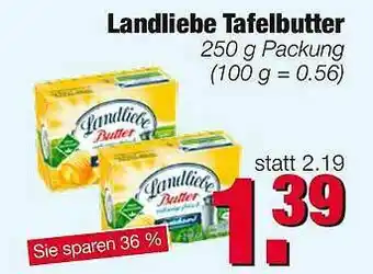 Edeka Scherer Landliebe Tafelbutter Angebot