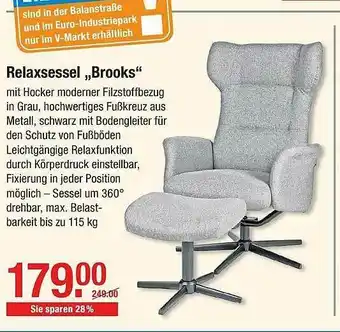 V Baumarkt Relaxsessel „brooks” Angebot