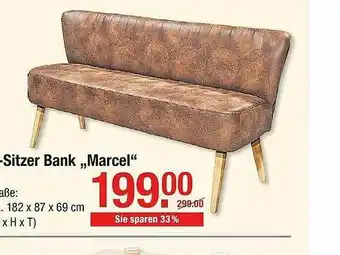 V Baumarkt Sitzer Bank „marcel” Angebot