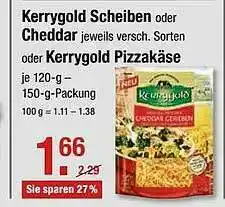 V Markt Kerrygold Scheiben Oder Cheddar Oder Kerrygold Pizzakäse Angebot