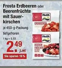 V Markt Frostaa Erdbeeren Oder Beerenfrüchte Mit Sauerkirschen Angebot