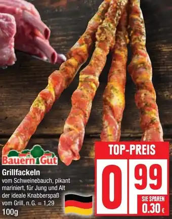 Edeka Bauern Gut Grillfackeln 100 g Angebot