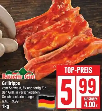 Edeka Bauern Gut Grillrippe 1kg Angebot