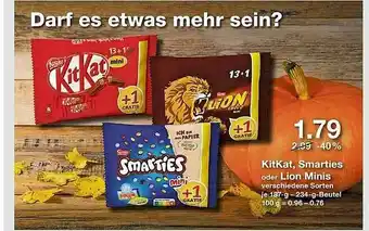 V Markt Kitkat, Smarties Oder Lion Minis Angebot