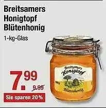 V Markt Breitsamers Honigtopf Blütenhonig Angebot