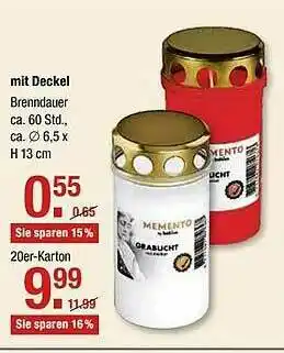 V Markt Mit Deckel Oder 20er-karton Angebot