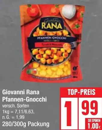 Edeka Giovanni Rana Pfannen-Gnocchi 280/300g Packung Angebot