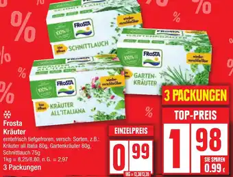 Edeka Frosta Kräuter 3 Packungen Angebot