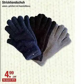 V Markt Strickhandschuh Angebot