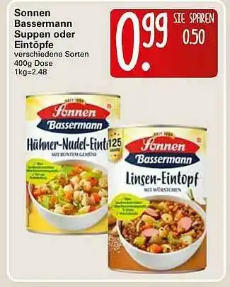 WEZ Sonnen Bassermann Suppen Oder Eintöpfe Angebot