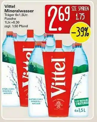 WEZ Vittel Mineralwasser Angebot