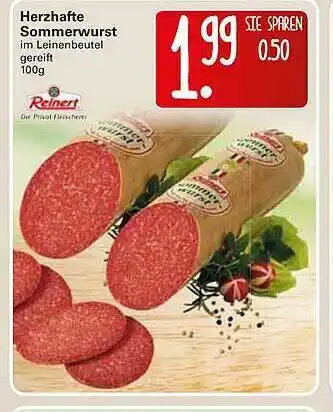 WEZ Reinert Herzhafte Sommerwurst Angebot