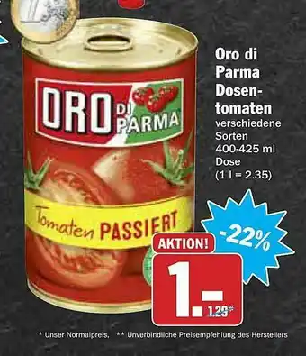 AEZ Oro Di Parma Dosentomaten Angebot