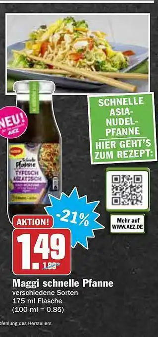 AEZ Maggi Schnelle Pfanne Angebot