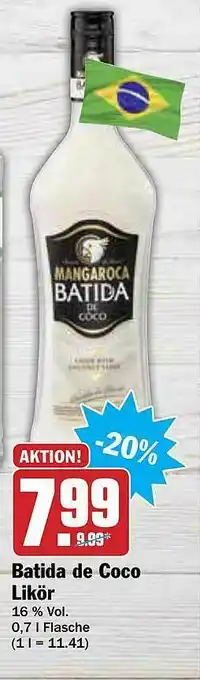 AEZ Batida De Coco Likör Angebot