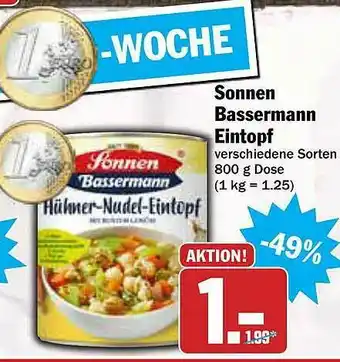 AEZ Sonnen Bassermann Eintopf Angebot