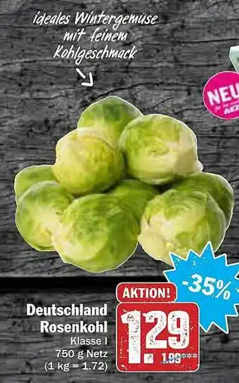 AEZ Deutschland Rosenkohl Angebot