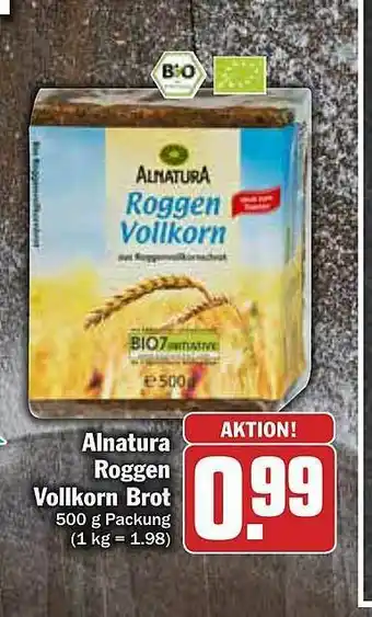 AEZ Alnatura Roggen Vollkorn Brot Angebot