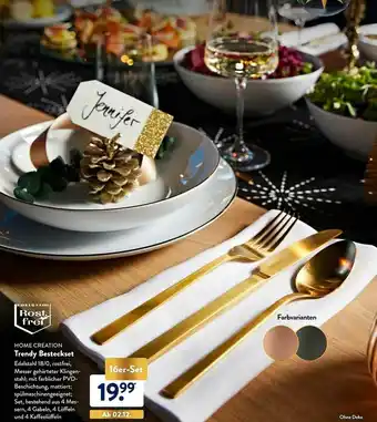 Aldi Nord Trendy Besteckset Edelstahlrostfrei Angebot