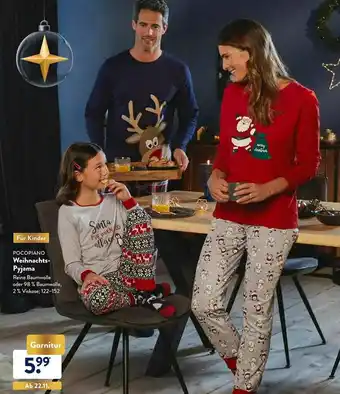 Aldi Nord Pocopiano Weihnachts-pyjama Angebot