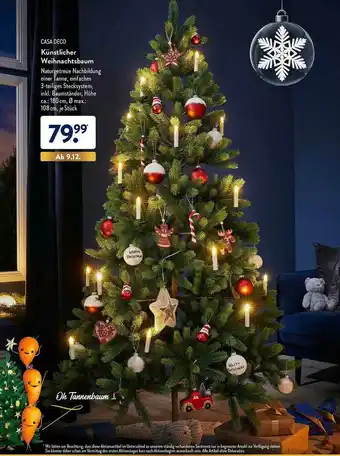 Aldi Süd Casa Deco Künstlicher Weihnachtsbaum Angebot