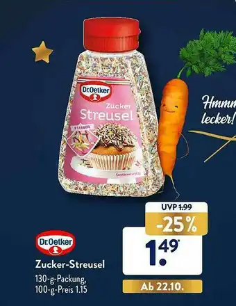 Aldi Süd Dr Oetker Zucker-streusel Angebot