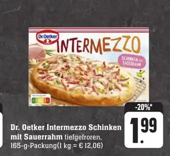 Scheck-in-Center Dr. Oetker Intermezzo Schinken mit Sauerrahm tiefgefroren, 165-g-Packung Angebot